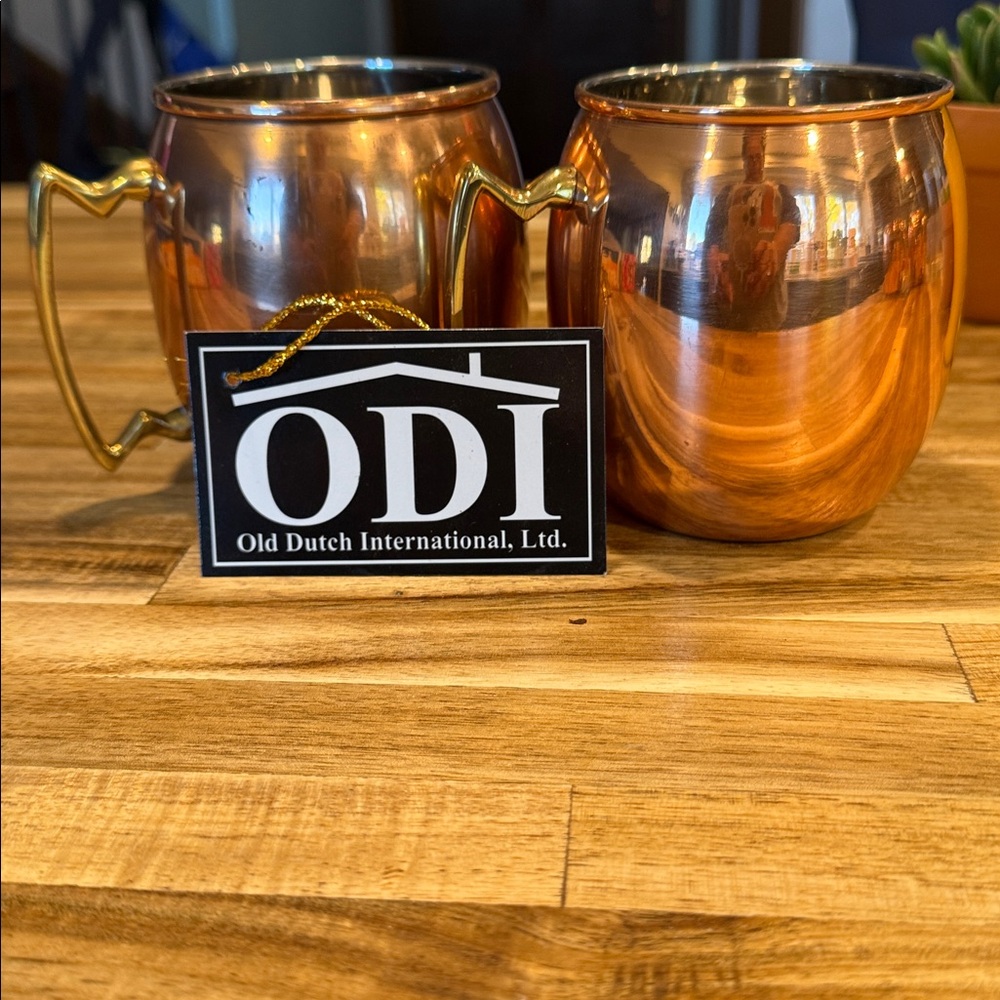 Old Dutch 16-oz Nickel-Lined Solid Copper Moscow Mule Mugs (Set of 2) 🥶
